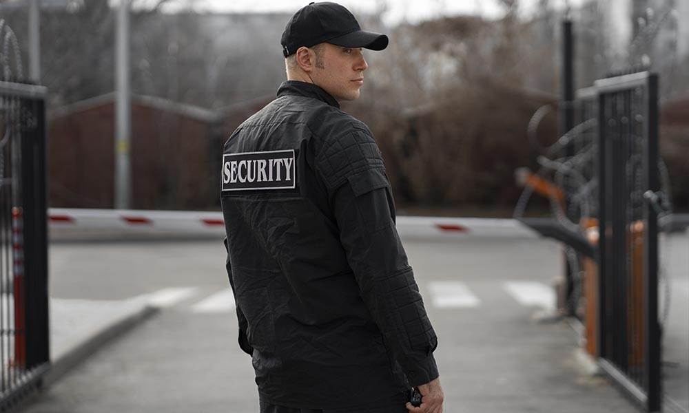 what happens if you hit a security guard