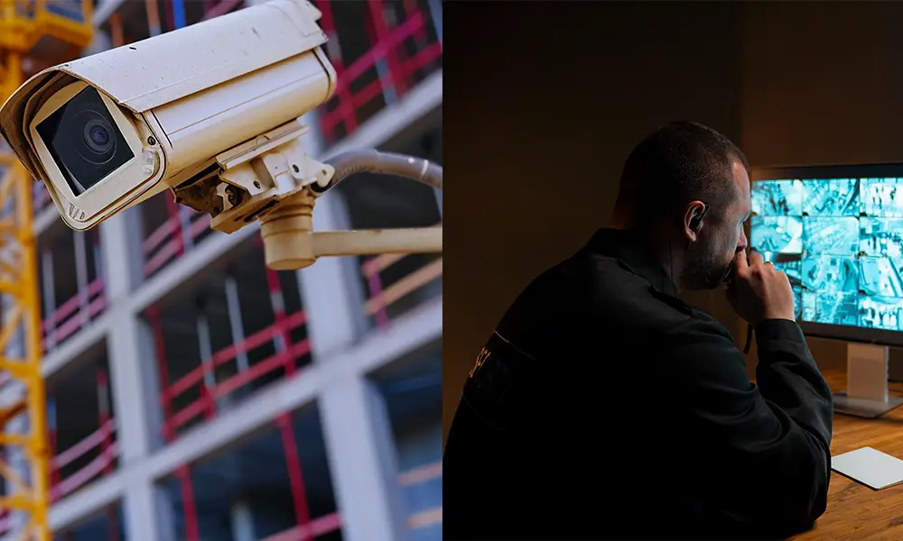 Building Site Security Cameras vs Security Guards