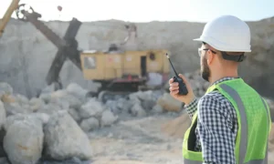 security work in mines,